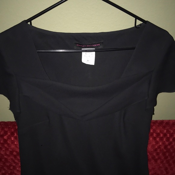 Hayley Matthews Sheer Formal Dress - Picture 6 of 8